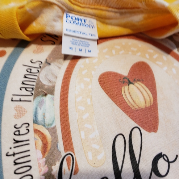 Hello Fall Bohemian Rainbow Bleached Graphic - Picture 4 of 4